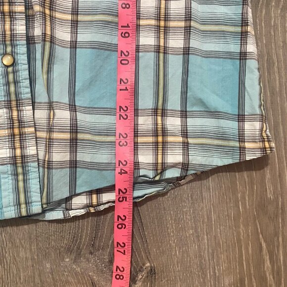 Cruel Girl Blue Plaid Button Down Shirt - Picture 4 of 4